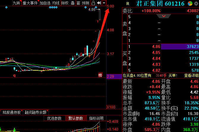 內蒙君正股票最新行情解析