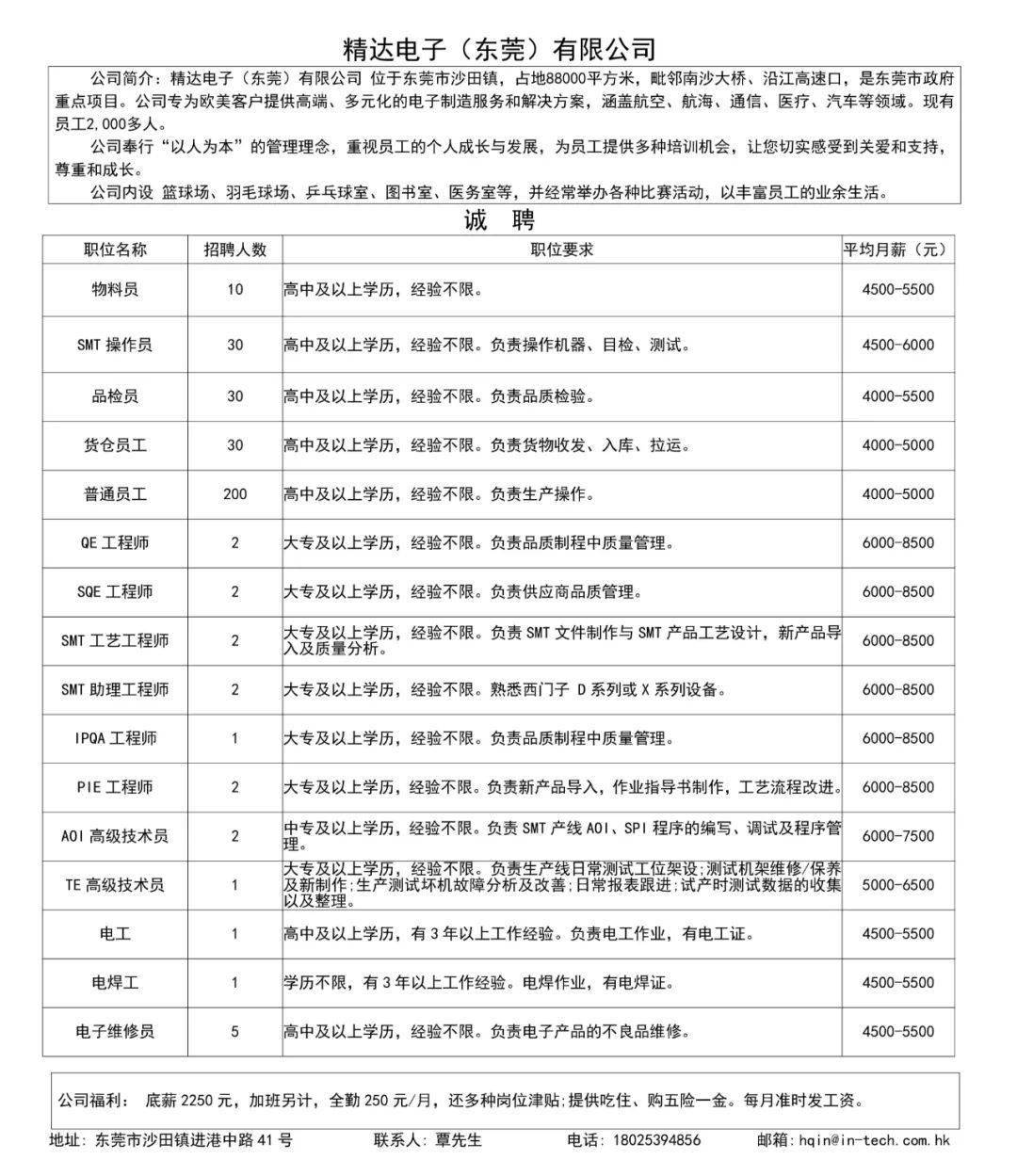 東莞沙田普工招聘，職業(yè)發(fā)展的理想選擇之地